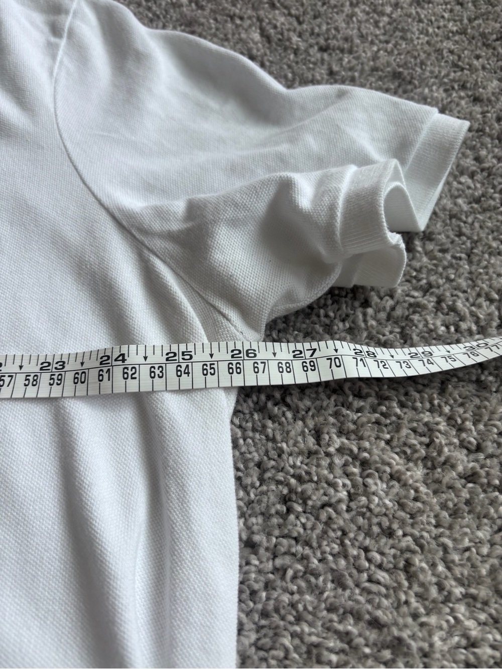 Polo by Ralph Lauren Polo Club White Polo with Diagonal Stripe - Picture 8 of 9